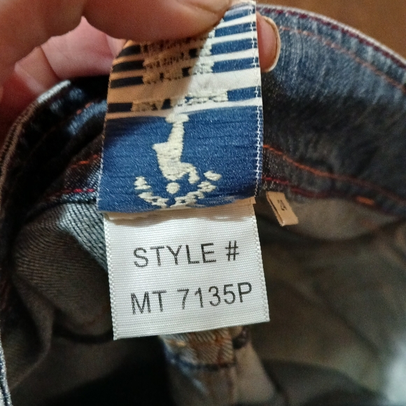 NWT My Tribe Leather and Copper Western Bermuda Jean Shorts. - Picture 13 of 13